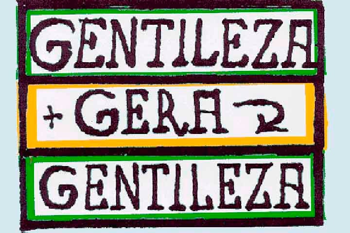 Durante a Eco-92, o Profeta Gentileza colocava-se estrategicamente no lugar por onde passavam os representantes dos povos e os incitava a viver com gentileza.