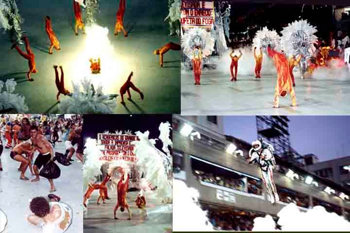 Eric Scott era dublê de uma empresa de efeitos especiais de Dallas, no Texas, e virou a celebridade do desfile. Ele fez quatro voos na avenida, numa máquina de propulsão a jato chamada rocket belt, criada pela Nasa, agência espacial americana.