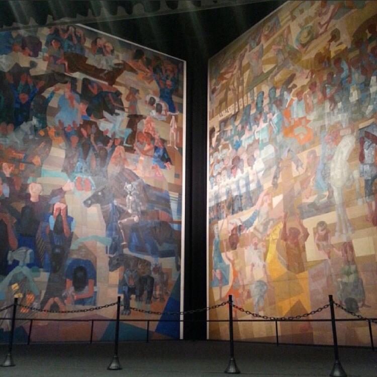 Entre essas obras estão os painéis “Guerra e Paz”, que fazem parte da sede da Organização das Nações Unidas, em Nova Iorque.