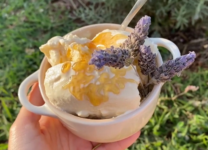 Um exemplo que está em alta é a lavanda, que já é usada como ingrediente em queijos e sorvetes. 