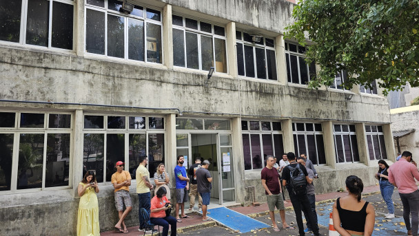 Instituto Labomar, em Fortaleza, durante votação para Eleições Municipais de 2024