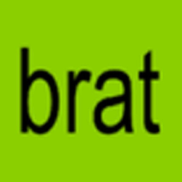 Capa do álbum "brat" da cantora Charli XCX