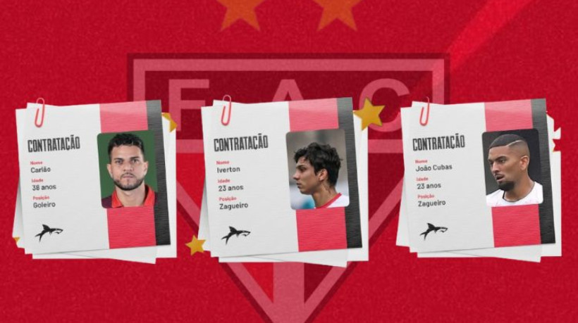 Tr&ecirc;s refor&ccedil;os anunciados pelo Ferrovi&aacute;rio para disputa da Fares Lopes