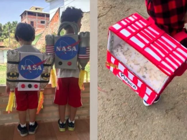 Astronauta ou pipoqueiro: Seja um astronauta da Nasa ou um pipoqueiro que fica em frente à escolinha, o que importa é a diversão!