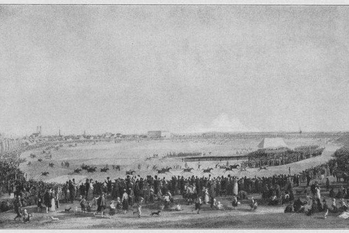 A celebração durou vários dias e incluiu uma corrida de cavalos, além de muita comida e bebida.