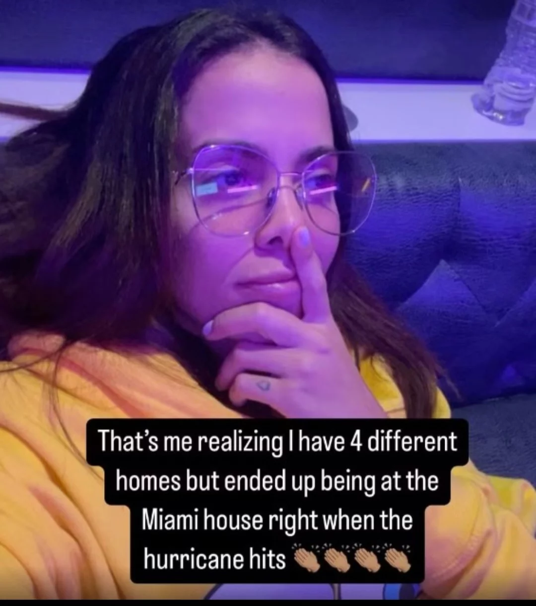 Muitos famosos brasileiros moram ou têm propriedades na Flórida, especialmente em Orlando e Miami. Entre eles estão a cantora Anitta (que postou vídeo dizendo que estava na cidade e continuaria por lá apesar do furacão), o ex-jogador de futebol Kaká e a atriz Deborah Secco.
