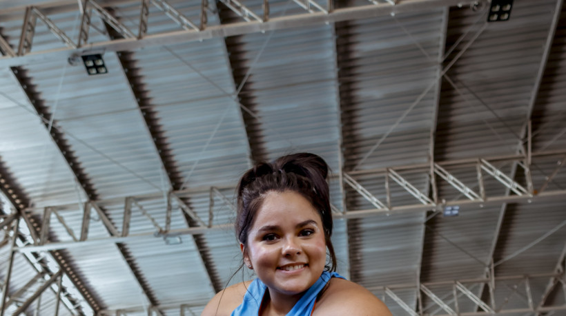 FORTALEZA, CEARÁ,  BRASIL- 16.10.2024: Especial basquete em cadeira de rodas / Treino do ADESUL Fortaleza BC, com jogadoras da seleção brasileira de basquete em cadeira de rodas. (Foto: Aurélio Alves/O POVO) (Foto: AURÉLIO ALVES)