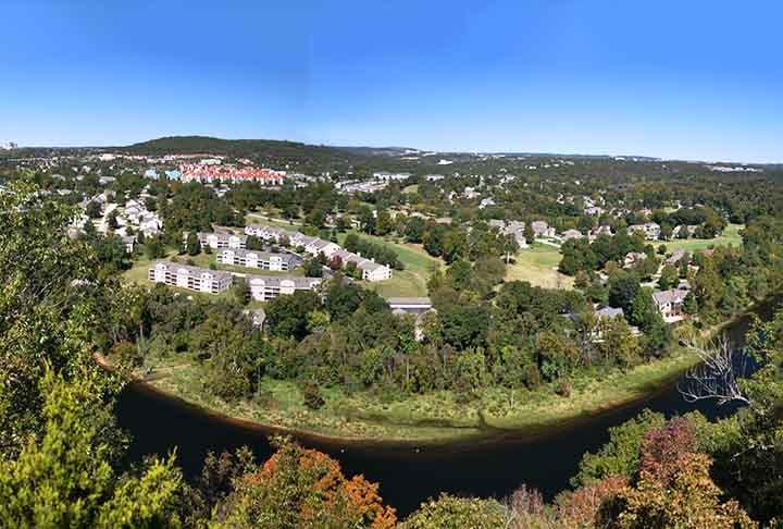 BRANSON (Missouri) - População: 12.600. Branson é um destino turístico com shows de música ao vivo, muitos focados no country tradicional.