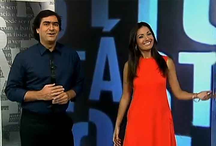 Patrícia Poeta voltou à TV Globo em 2008, quando passou a apresentar o programa dominical Fantástico ao lado de Zeca Camargo. 
