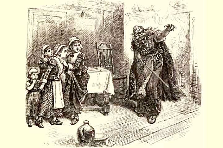 Tituba, escrava do reverendo Parris, a moradora de rua Sarah Good e Sarah Osborne, uma mulher idosa, foram submetidas a interrogatórios e presas. 
