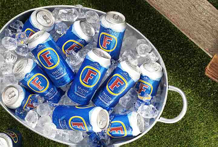 Foster's: Lager de origem australiana que se popularizou no Reino Unido por seu sabor suave e refrescante.
