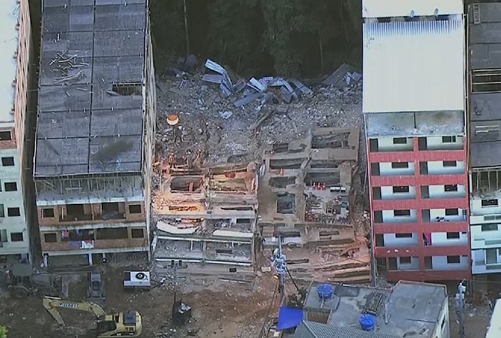 Tragédia de Muzema (RJ, 2019): O desabamento de dois prédios que foram construídos em condições irregulares causou a morte de 24 pessoas na comunidade da Muzema, na Zona Oeste do Rio.