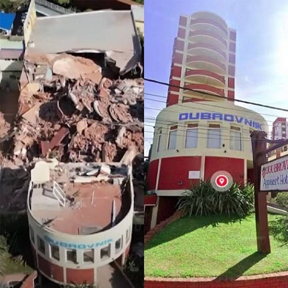 Até a tarde desta quarta-feira (30/10), os bombeiros seguem em busca dos soterrados sob os escombros do edifício, que operava como um hotel.