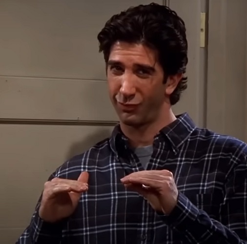 O eterno Ross de Friends (1994-2004), David Schwimmer chega aos 58 anos no dia 2. O nova-iorquino também é famoso por dublar a girafa Melman, em Madagascar (2005, 2008 e 2012)