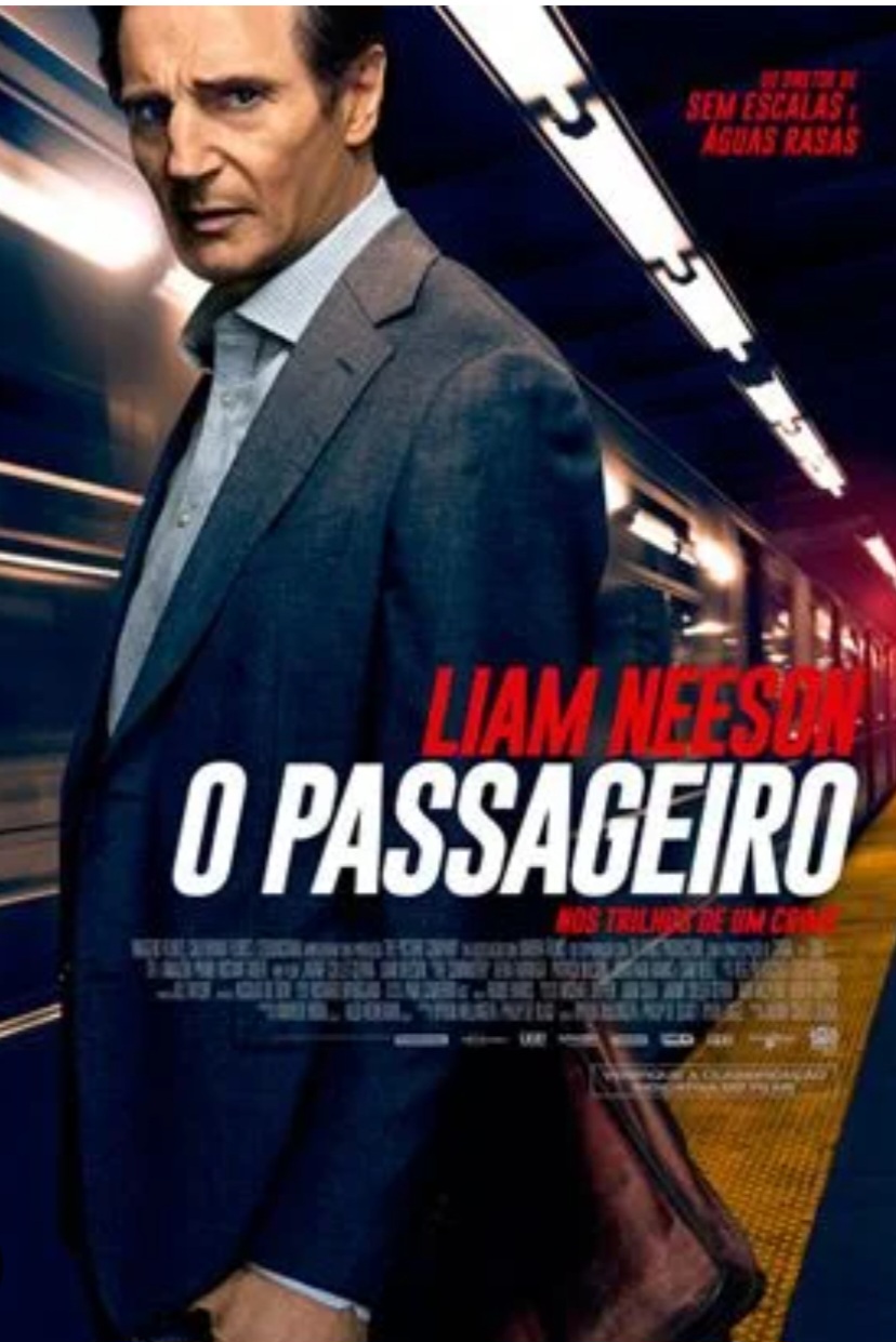 O Passageiro, lançado em 2018, é um filme de suspense britânico-francês-norte-americano de 2018, dirigido por Jaume Collet-Serra.