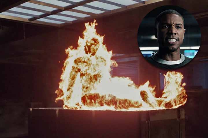 Neste reboot, o ator Michael B. Jordan interpretou Johnny Storm (Tocha Humana). Ele ficou conhecido pelo quarterback Vince Howard em Friday Night Lights e Erik Killmonger  no celebrado Pantera Negra. No entanto, foi com Adonis Creed em Creed: Nascido para Lutar, que o ator foi aclamado pela crítica. 