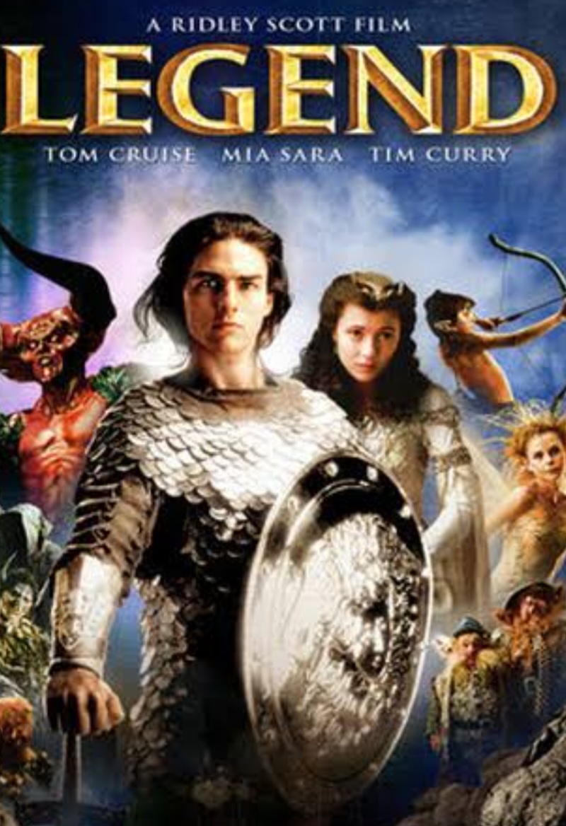 Trata-se de A Lenda, lançado em 1985. Um conto de fantasia em que seu personagem Jack luta contra o Senhor das Trevas (Tim Curry) e seus asseclas goblins, que mantêm uma princesa prisioneira.