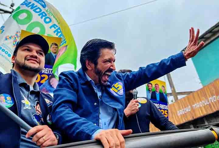 São Paulo (SP): Em uma das disputas mais equilibradas da história da capital paulistana, Ricardo Nunes (MDB) conseguiu a reeleição, no segundo turno, com 59,45%, em disputa com Guilherme Boulos, do PSOL.