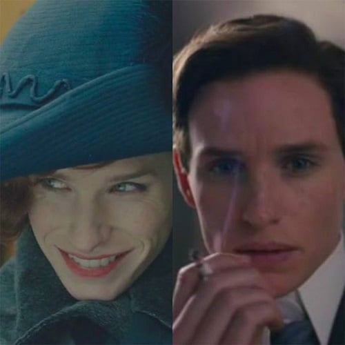 Eddie Redmayne em A Garota Dinamarquesa (2015): Redmayne interpreta Lili Elbe, uma pintora dinamarquesa que foi uma das primeiras pessoas a se submeter à cirurgia de redesignação de gênero. A atuação sensível e complexa lhe rendeu uma indicação ao Oscar de Melhor Ator.