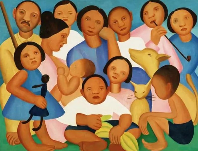 A terceira e última fase da carreira da artista paulista ficou conhecida pelo cunho social, focado em temas do cotidiano e da sociedade brasileiras.


