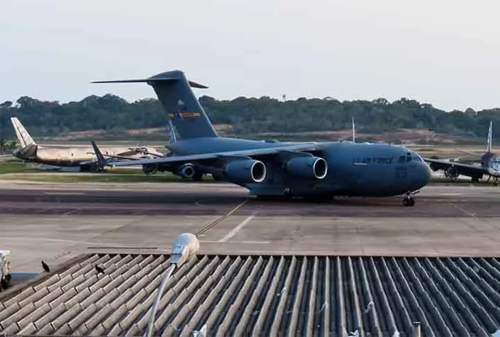 Os aviões trazem suprimentos por ocasião da vinda do presidente estadunidense Joe Biden. A chegada do governante ao Brasil está prevista para o dia 17 de novembro.
