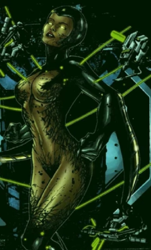 Depois disso, ela mudou sua vida já que se transformou em uma ciborgue. Apesar de ser pouca conhecida da maioria do público, é extremamente forte. Seus poderes são: superforça, supervelocidade e a capacidade de se teletransportar.