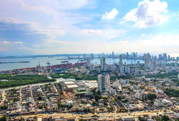 Cartagena corre o risco de ficar parcialmente submersa  ainda neste século devido ao aquecimento global. 