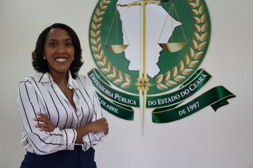 A defensora Rayssa Cristina Santiago é uma das propositoras do grupo.