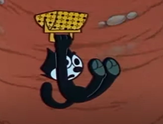 Félix também foi pioneiro no uso de animação baseada em gags visuais e situações absurdas, influenciando gerações de animadores.