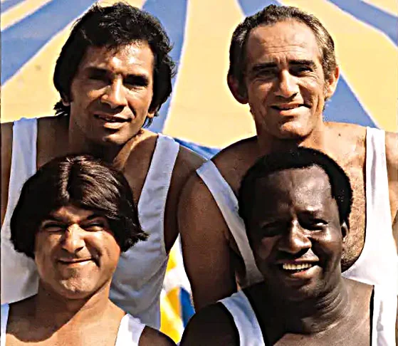 Os Trapalhões: O grupo formado por Didi, Dedé Santana, Mussum e Zacarias foi criado em meados dos anos 1960 e fez sucesso na TV até 1995. Nos
 cinemas, protagonizaram inúmeros filmes, como O Trapalhão no Planalto dos Macacos (1976) e Os Trapalhões na Serra Pelada (1982). 