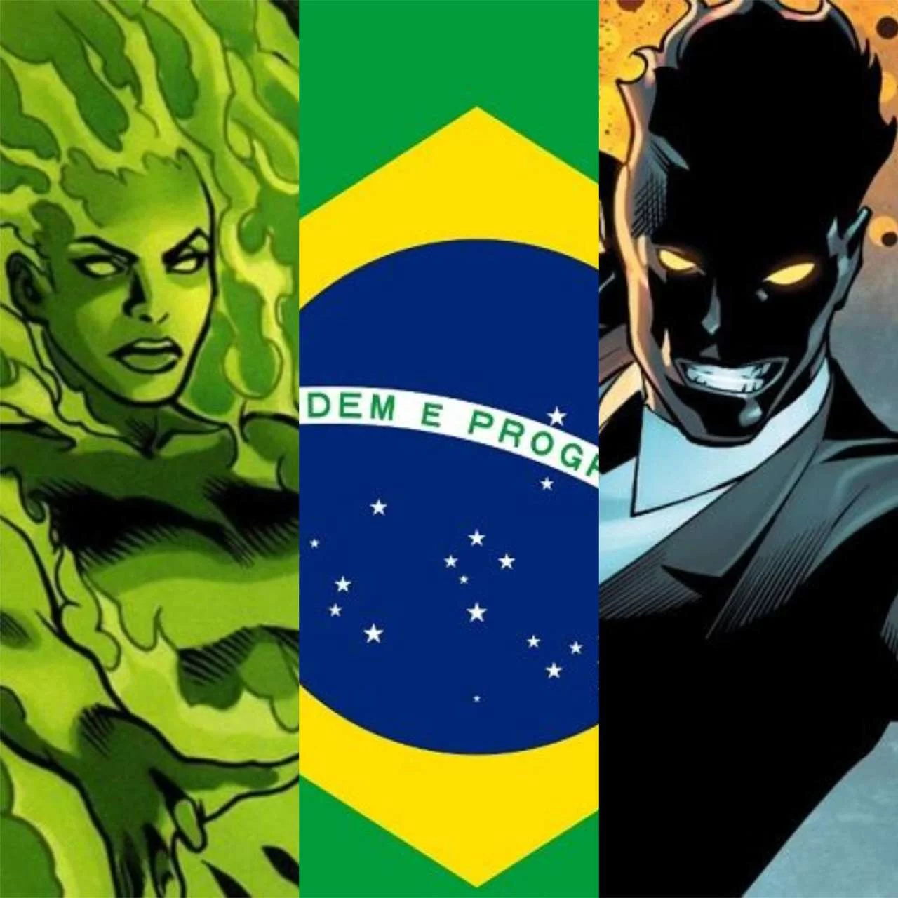 Você sabia que existem heróis e vilões da Marvel e da DC que são brasileiros? Confira nesta galeria quais são os principais nomes e também as suas principais características. 