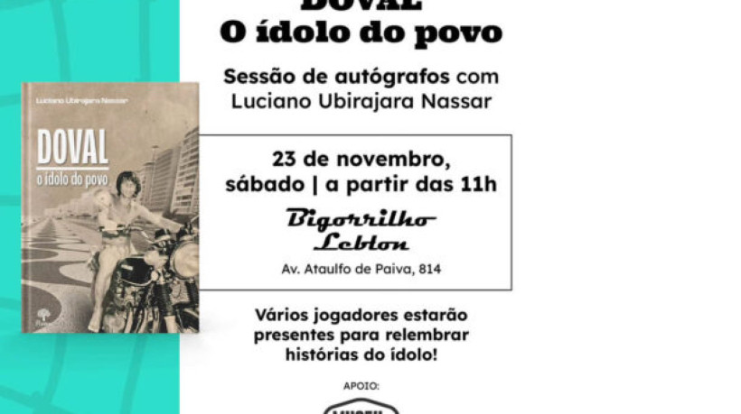 Museu da Pelada, em parceria com o autor Luciano Ubirajara Nassar, fará lançamento de livro sobre carreira do argentino, em bar do Leblon