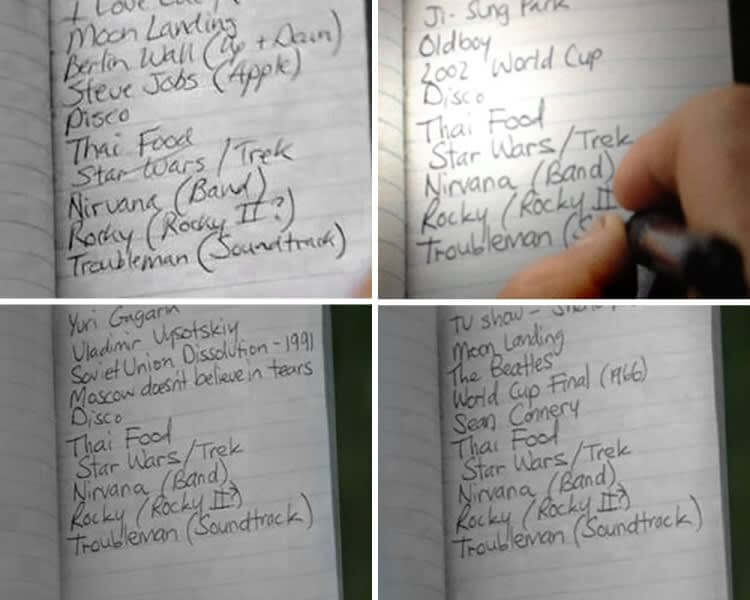 “Capitão América: Soldado Invernal” (2014): No filme, existe uma cena em que o Capitão América exibe uma lista de coisas que ele ainda precisa conhecer para se atualizar do mundo. Na época, a lista viralizou e as pessoas ainda descobriram que os tópicos variam de país para país.