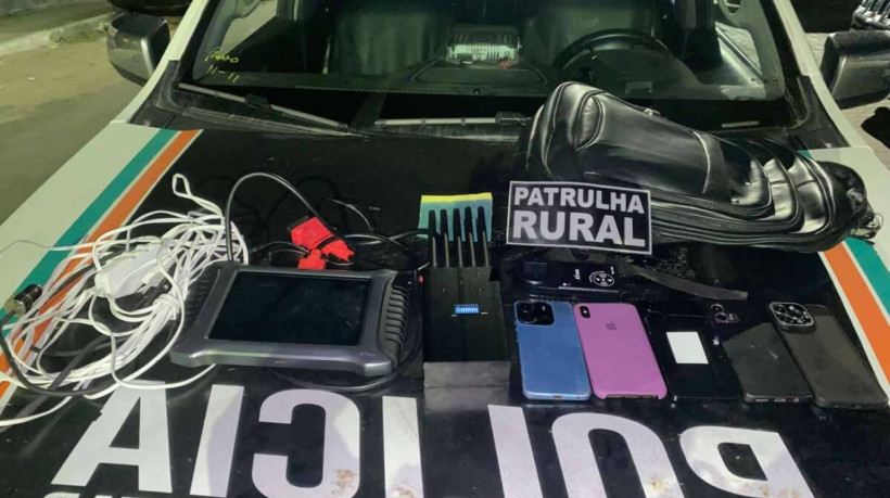  PMCE prende cinco suspeitos com equipamentos usados para roubo de veículos em Caucaia