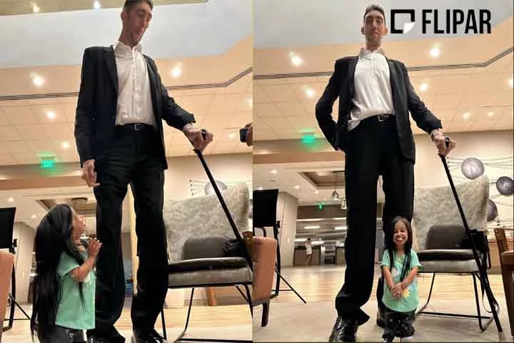 O reconhecimento de ambos pela estatura no Guinness ocorreu em 2011. O encontro de fevereiro de 2024 foi o segundo entre eles. Kösen e Amge já haviam posado juntos m 2018, no Egito, a convite do governo local. 
