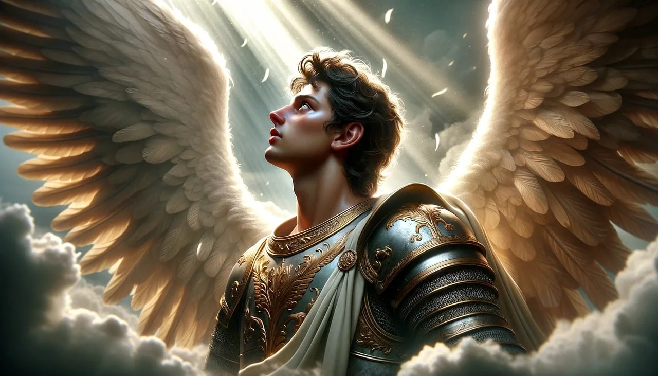 São Miguel é frequentemente descrito como o comandante das hostes celestiais. No Apocalipse (12:7-9), ele lidera uma batalha contra o dragão, que representa Satanás, e seus anjos. Essa vitória simboliza a derrota do mal e a proteção do plano divino.