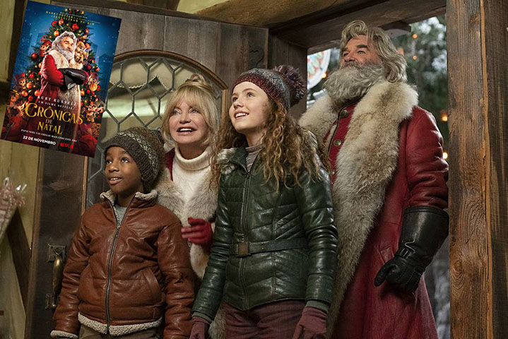 Falando de filmes mais recentes, destaca-se Crônicas de Natal, de 2018. O longa conta a história das crianças Kate e Teddy, que têm a missão de ajudar o Papai Noel a entregar todos os presentes antes de amanhecer já que o trenó dá defeito. 