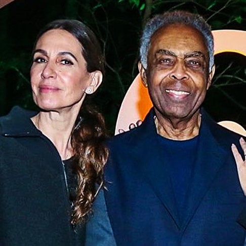 Gilberto Gil e Flora Gil - Casados desde 1988, eles se conheceram em 1979, em Salvador.