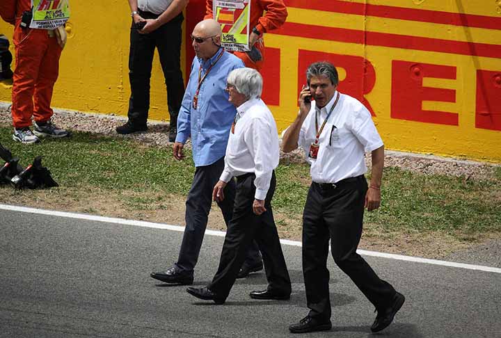 Em 1978, Ecclestone tornou-se diretor-executivo da antiga Associação de Construtores da Fórmula 1. Ele permaneceu na gerência da categoria até 2017, quando o comando passou para o grupo norte-americano Liberty Media.
