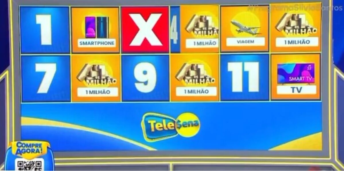 Um morador da cidade de Igaporã, no sudoeste da Bahia, ganhou R$ 1 milhão no Programa Silvio Santos e levou a apresentadora Patrícia Abravanel às lágrimas. O sortudo, de nome Darlimon, comprou a Tele Sena e acertou a figura do milhão quatro vezes em um painel do jogo da atração dominical do SBT.

