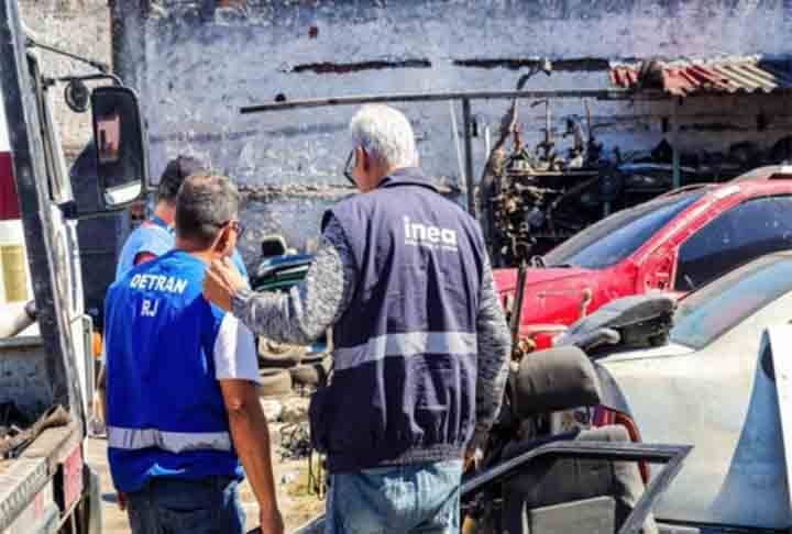 Até o momento, já foram interditados 54 estabelecimentos, com a apreensão de 850 toneladas de peças e sucatas de origem ilegal. 
