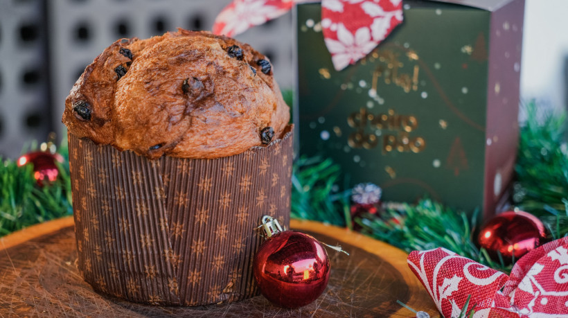 Na foto, o panetone da padaria Cheiro do P&atilde;o 