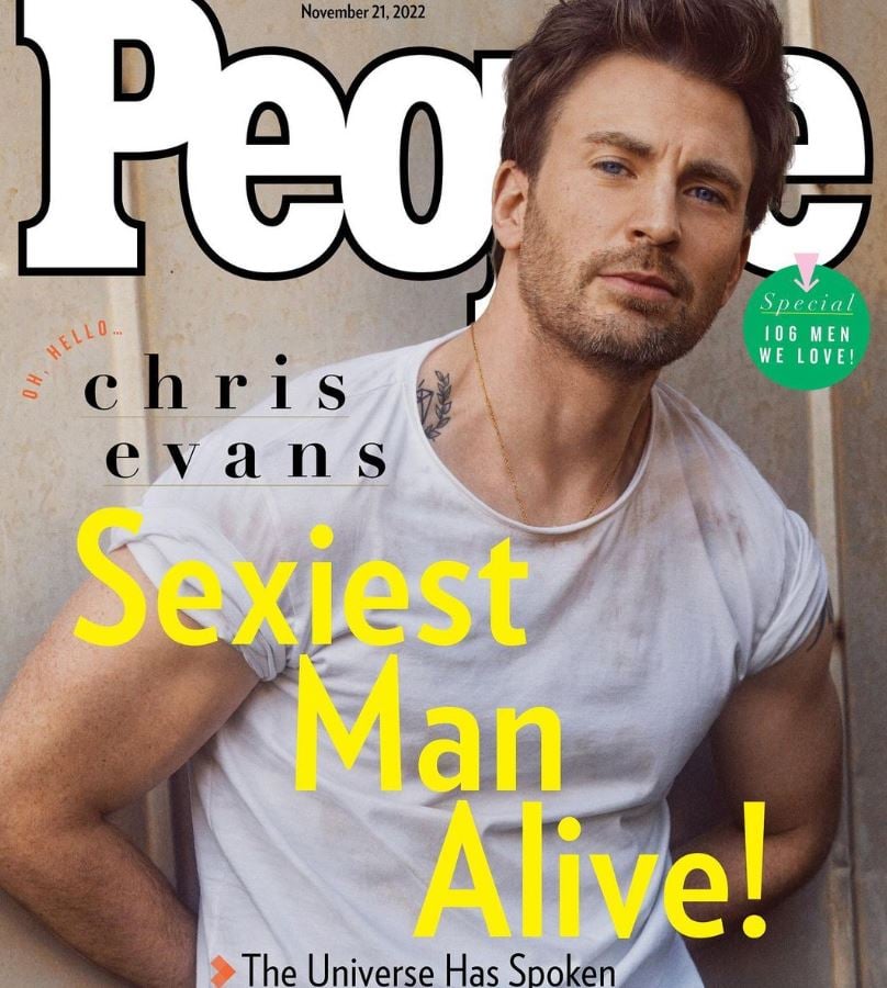 Em sua vida pessoal, Evans mantém um perfil relativamente reservado, embora tenha sua fama de galã bastante explorada pela mídia.