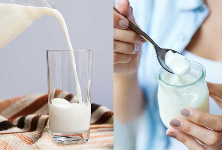 Leite e iogurte desnatado  - São ótimas fontes de cálcio, mineral que elimina a tensão, reduz o nervosismo e a irritabilidade. Recomenda-se o consumo de duas a três porções por dia.