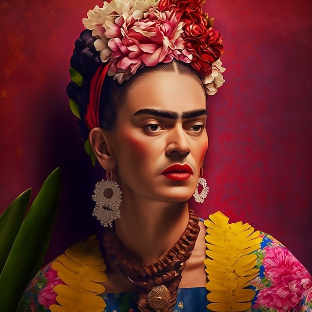 Magdalena del Carmen Frida Kahlo Calderón nasceu no dia 6 de julho de 1907 na vila de Coyoacán, no México.
