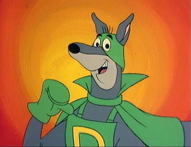 8.º Lugar: Dinamite, o Bionicão (O Show do Bionicão - 1977). Personagem do desenho animado norte-americano de 1976, este “cachorro-herói” auxilia o milionário Radley Crown em lutas contra criminosos e na solução de crimes enigmáticos. 