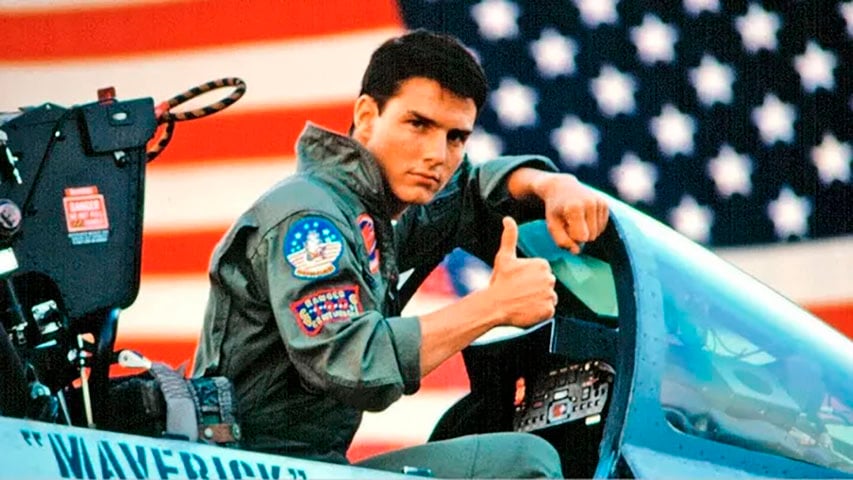 O estrelato definitivo veio com Top Gun (1986), no qual interpretou o piloto Maverick, um papel que o tornou uma estrela global e solidificou sua imagem de galã.