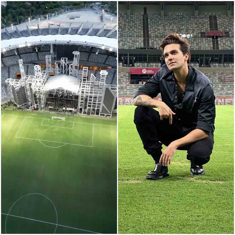 O show teve participação de mais de 100 performers em 13 áreas, com mais de mil luzes.  Eu sempre sonhei em gravar alguma coisa no estádio. Vocês me fizeram o cara mais feliz do mundo, disse Luan na ocasião.