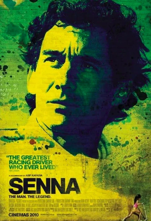 Um dos filmes mais famosos feitos sobre ele é o documentário Senna (2010), dirigido pelo inglês Asif Kapadia.