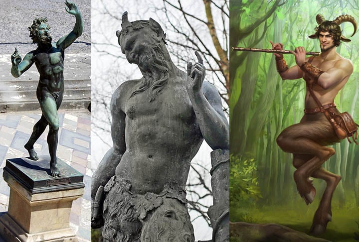 Na mitologia greco-romana, os faunos eram figuras metade homem, metade bode, que descendiam do rei Fauno – eram, portanto, semideuses.